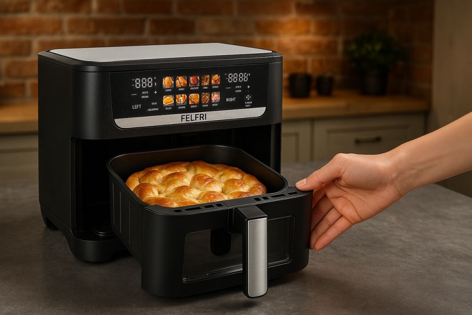 Вкус из детства: как быстро приготовить шарлотку в аэрогриле