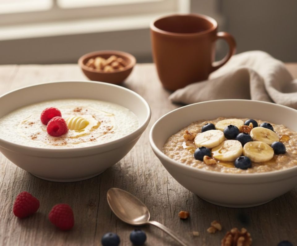 Разбираемся в утреннем меню: манная или овсяная каша — что выбрать для здоровья?