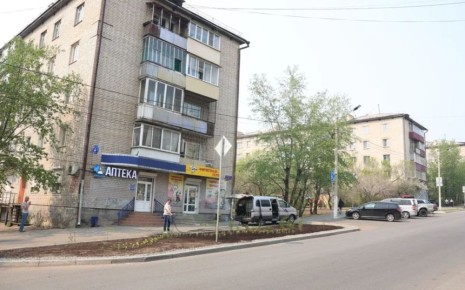 Читинские студенты высадили цветы и кустарники в центре города в рамках общественного проекта