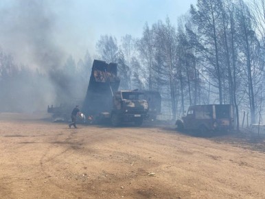 Прокуратура Тунгокоченского района организовала проверку по факту возникшего сегодня пожара возле села Верх-Усугли