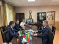 Сегодня состоялось плановая рабочая встреча главы района Михаила Шибаева с депутатами городской Думы Аладдином Мамедовым и Максимом Аршиновым