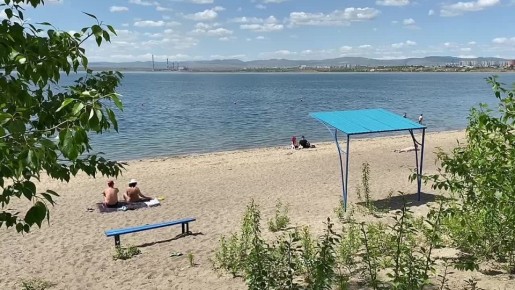 Городской пляж начинает свою работу