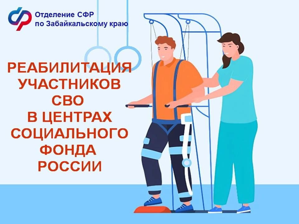 Забайкальцы-демобилизованные участники СВО могут пройти медицинскую реабилитацию и санаторное лечение в центрах Социального фонда России