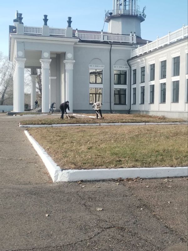 Инициатива. Аэропорт Чита на общегородском субботнике