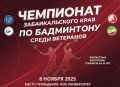 В День ветеранов спорта состоится Чемпионат Забайкальского края по бадминтону среди ветеранов