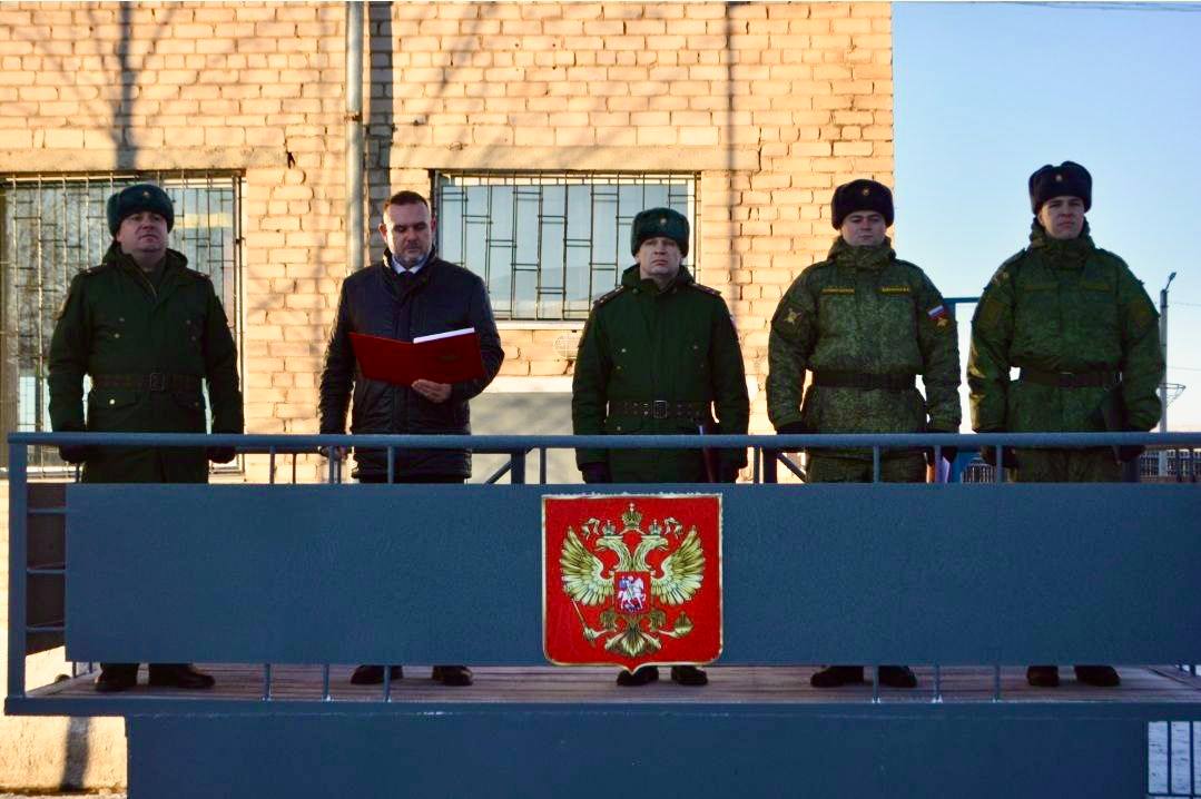 Сегодня в воинской части военной полиции прошёл торжественный митинг, посвящённый празднованию Дня народного единства
