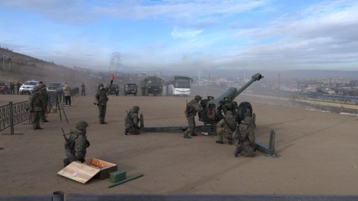 Полуденный выстрел прогремел в Чите в честь Дня народного единства