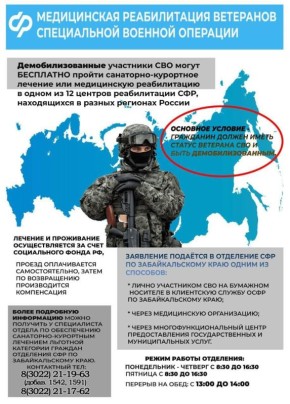 ВАЖНАЯ ИНФОРМАЦИЯ ДЛЯ ВЕТЕРАНОВ СВО