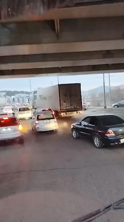 На Объездном шоссе затруднено движение