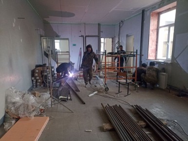 Баир Жамсуев проверил ход ремонтных работ в рамках национальных проектов