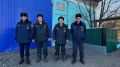 Пожарные в Забайкалье создали живой символ службы