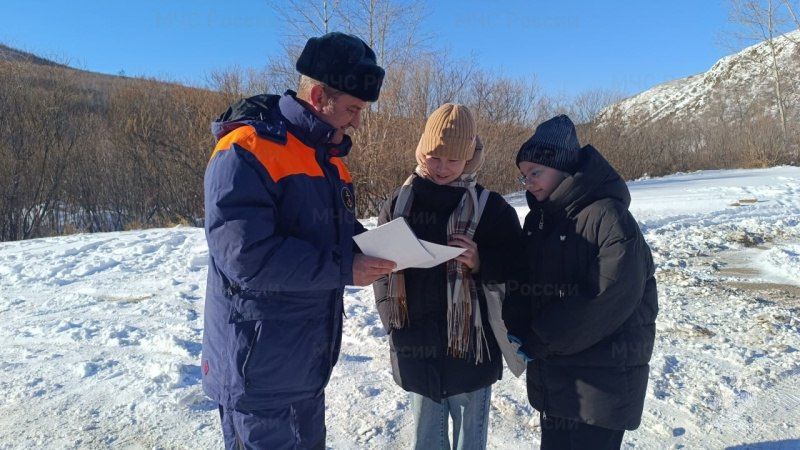 Безопасность на льду – под особым контролем сотрудников МЧС Забайкалья