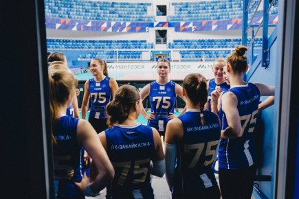 Забайкальская команда принимает участие в Чемпионате России по волейболу