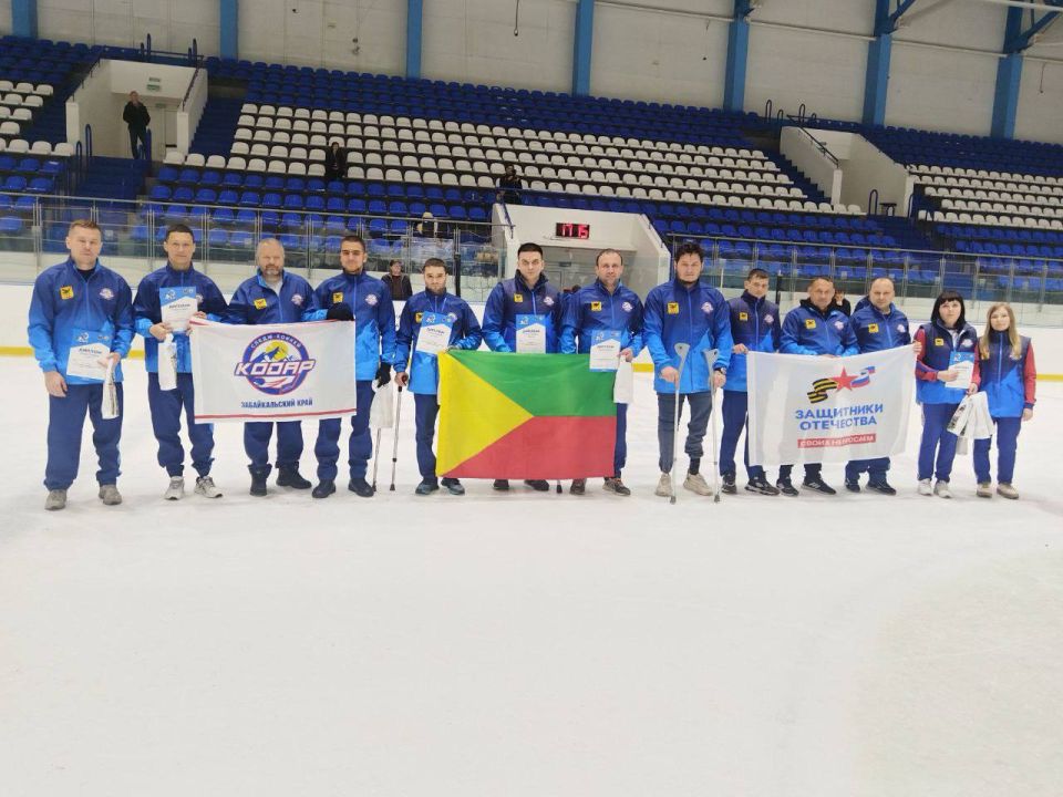 Команда по следж-хоккею «Кодар» заняла пятое место на Всероссийских соревнованиях любительской лиги