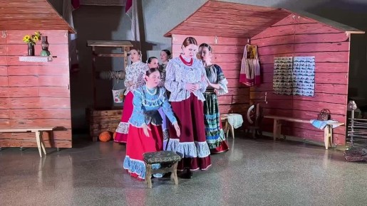 Департамент ЗАГС и ансамбль «Забайкальские казаки» провели древний русский обряд расплетания косы