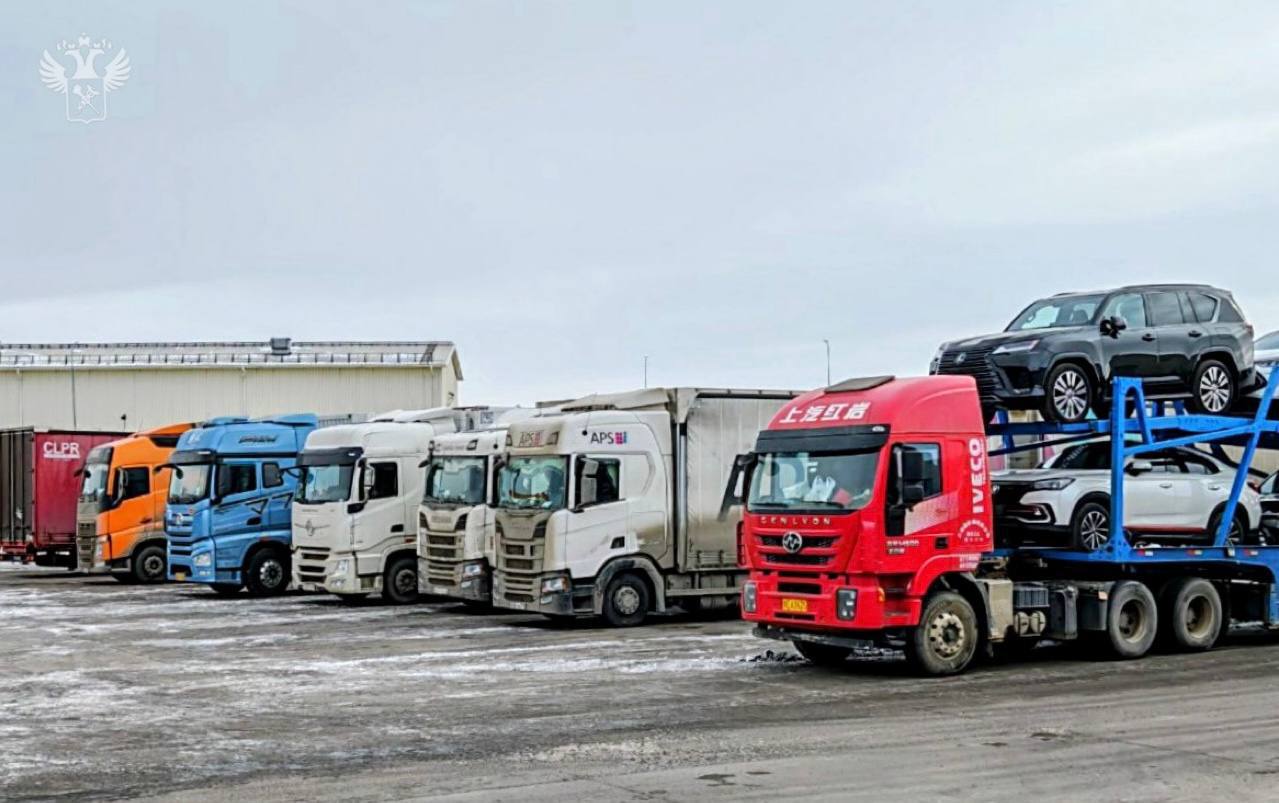 12 831 транспортное средство международной перевозки оформили таможенники в МАПП Забайкальск с начала ноября 2025 года