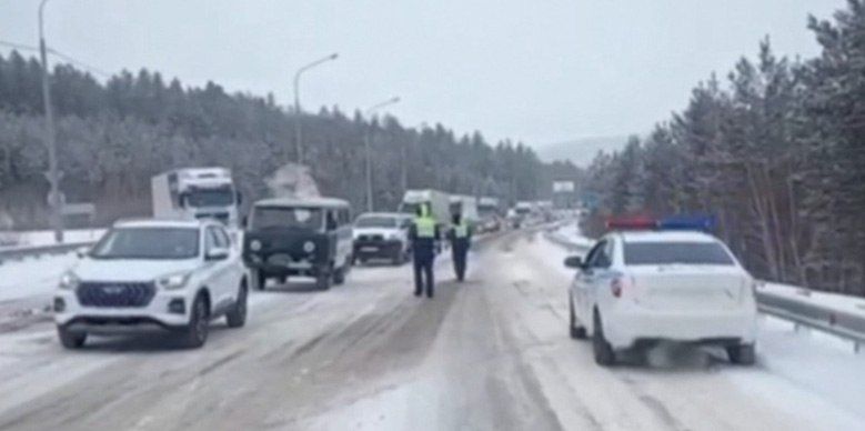 Снег выпал в 26 округах Забайкалья