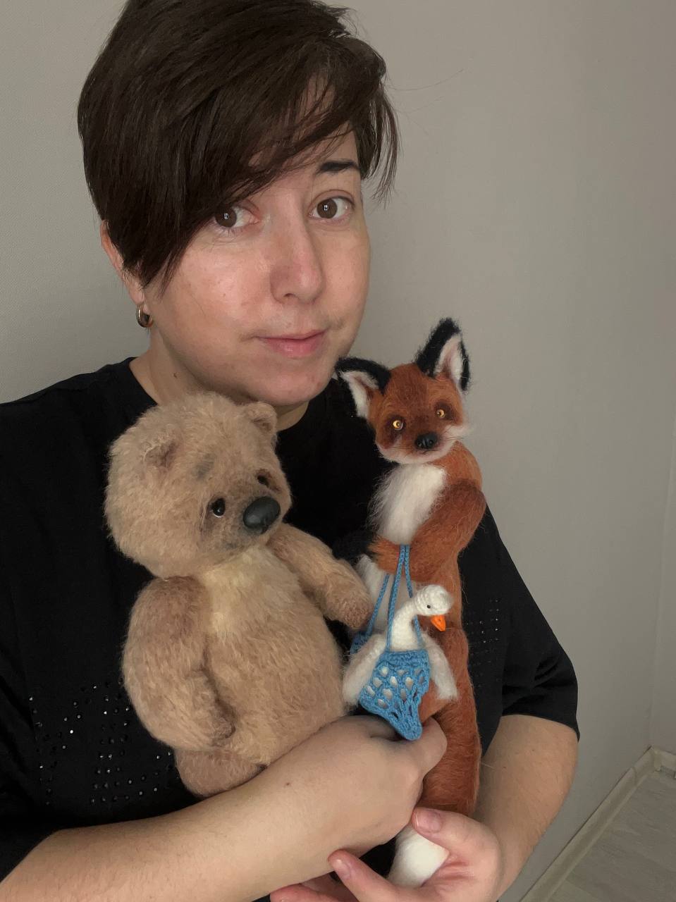 Читинка не только вяжет, но и оживляет своих героев Читинка не только вяжет, но и оживляет своих героев