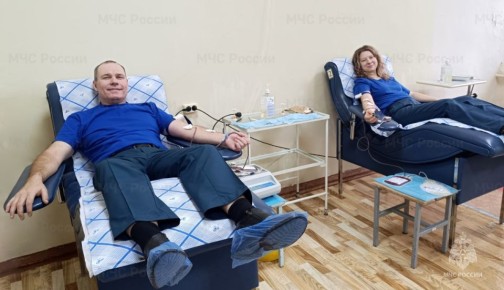 Капля крови – жизнь: спасатели Забайкалья сдали кровь для участников СВО