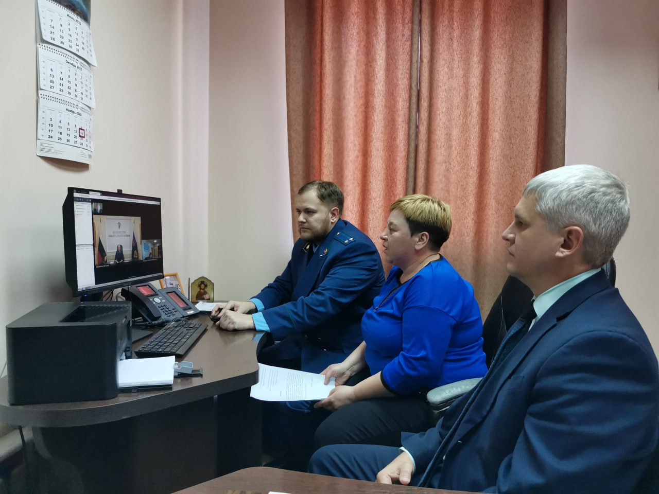 Исполняющий обязанности прокурора Забайкальского края Станислав Немцов в режиме видеоконференцсвязи провел личный прием жителей Улетовского и Чернышевского муниципальных округов Исполняющий обязанности прокурора Забайкальского края Станислав Немцов в режиме видеоконференцсвязи провел личный прием жителей Улетовского и Чернышевского муниципальных округов