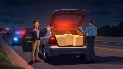 Самогон на трассе: как 20 литров крепости превратились в судебное разбирательство