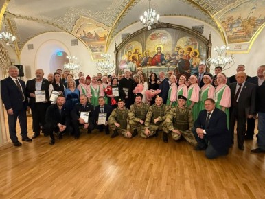Песня забайкальского депутата прозвучала в стенах храма Христа Спасителя