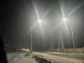 Временные фонари на пешеходных переходах в селе Смоленка заменили на стационарные