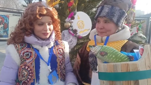 На театральной площади в Чите стартовали «Ёлки Забайкалья»