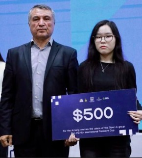 Забайкалка Яна Жапова заняла третье место в IV международном турнире «President Cup»