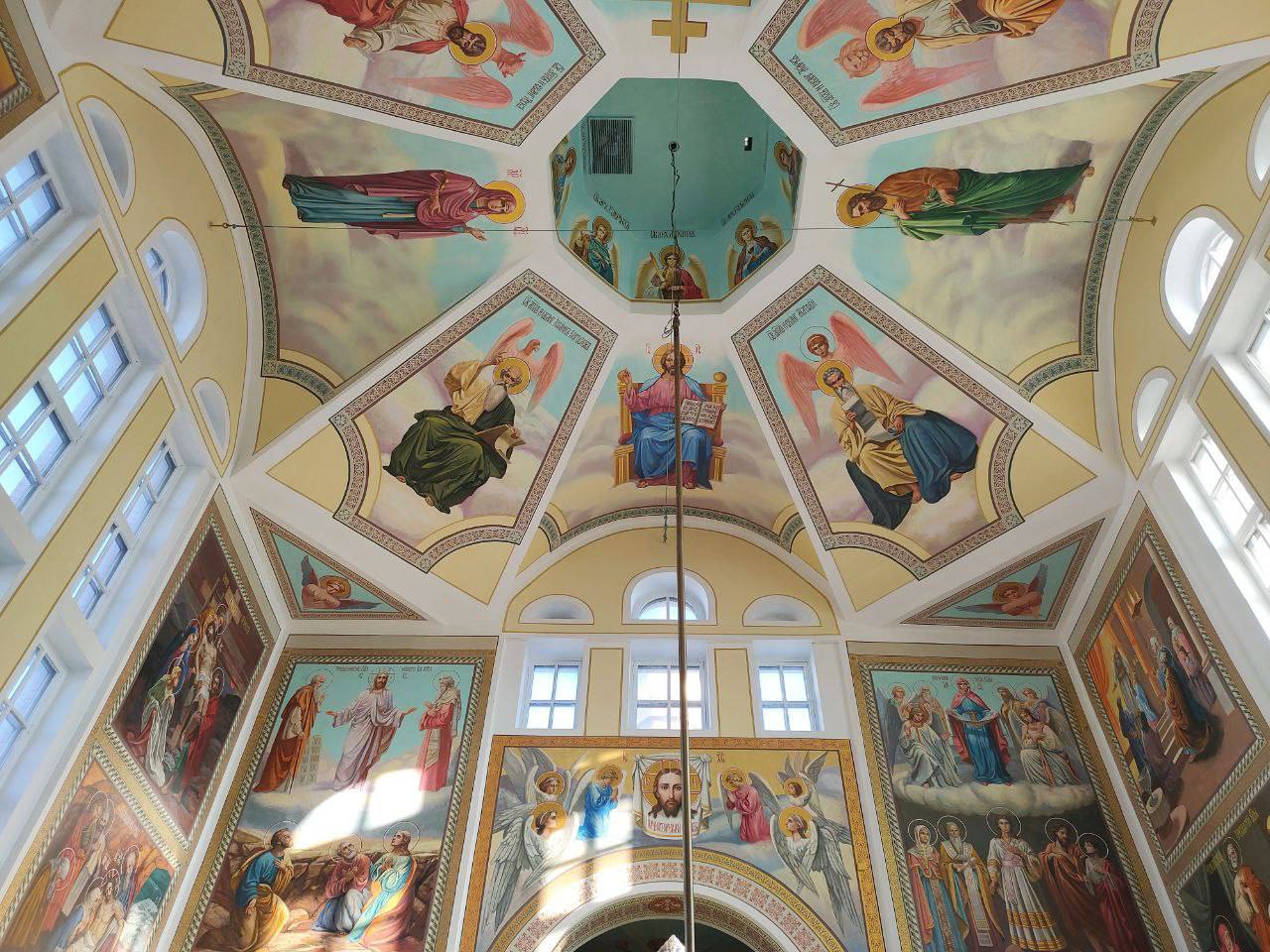 В Краснокаменске расписали Храм Спаса Нерукотворного Образа В Краснокаменске расписали Храм Спаса Нерукотворного Образа