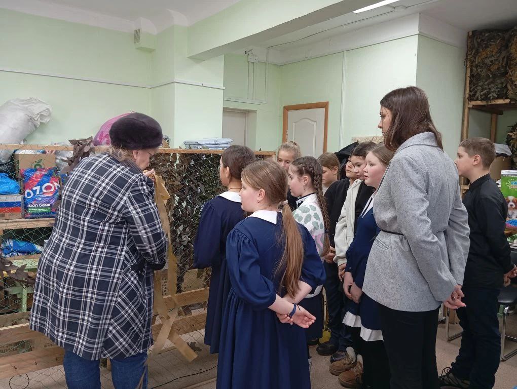 Школьники и волонтёры из Могочи поддержали бойцов спецоперации