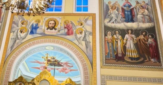 В Краснокаменске завершены работы по росписи Храма Спаса Нерукотворного Образа