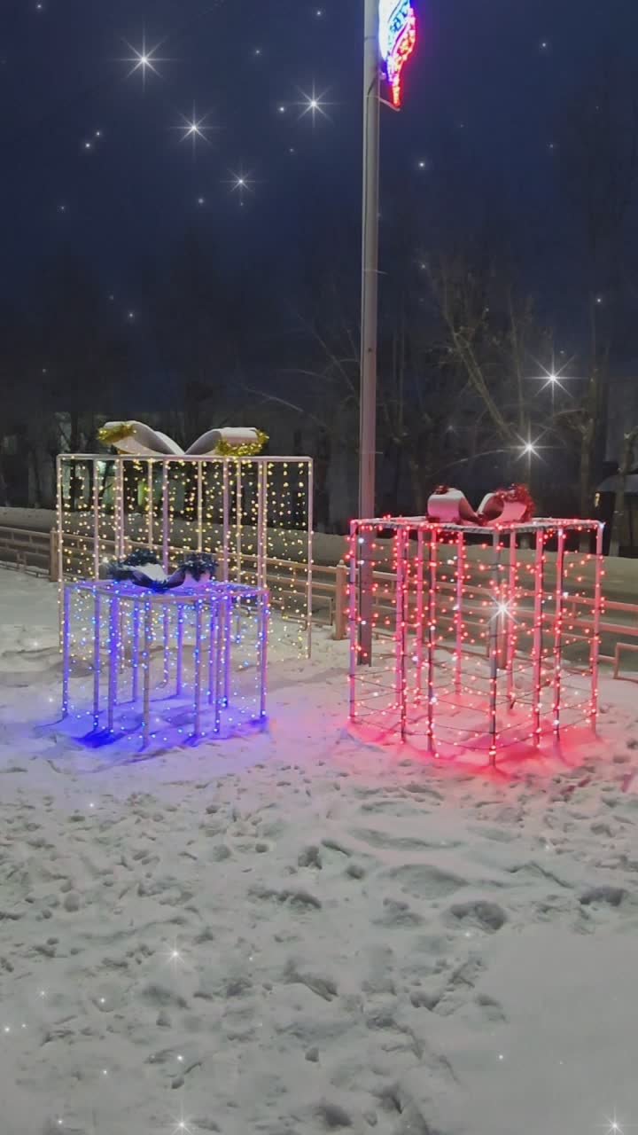 Новогодние изделия сварщика из Забайкалья Максима Дрягина украсили Петровск-Забайкальский