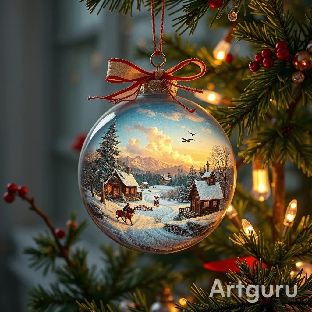 Новогоднее Забайкалье глазами детей и искусственного интеллекта Новогоднее Забайкалье глазами детей и искусственного интеллекта