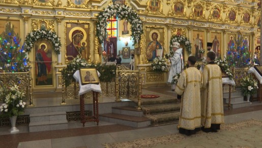 Великая вечерня прошла сегодня в Казанском кафедральном соборе Читы