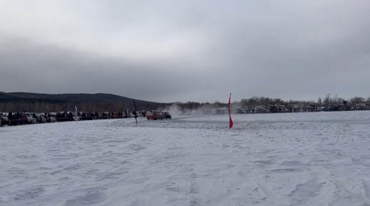 Снег из под колёс, скорость и адреналин