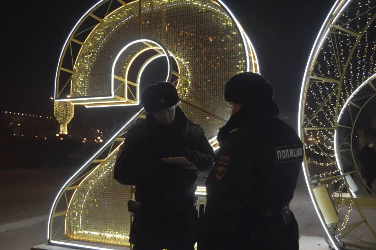 Полицейские обеспечили правопорядок при проведении праздничных новогодних мероприятий