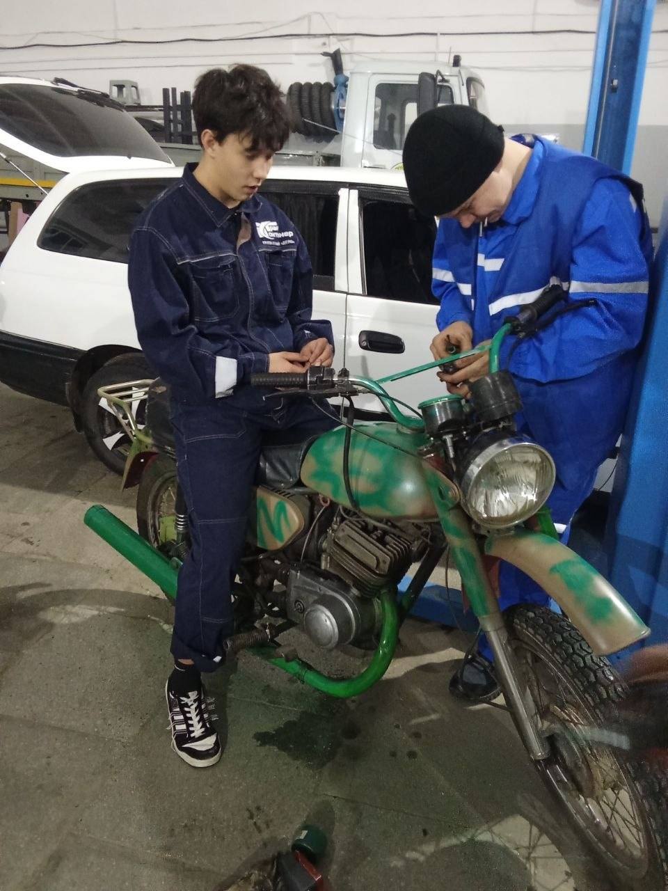 Мотоциклы для защитников – общее дело Краснокаменска