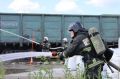 В Чите на базе снабжения компании «Хиагда» прошли пожарно-тактические учения