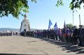 В честь пятилетия со дня присвоения Чите звания «Город трудовой доблести» на Титовской сопке прошла традиционная церемония полуденного выстрела – в 12.00 из гаубицы Д-30 дали три холостых выстрела