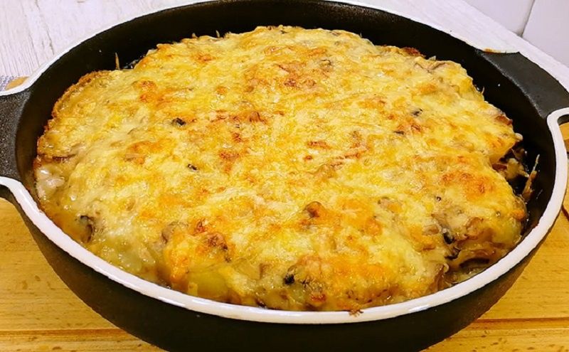 Нежный ужин: картофель с грибами как кулинарное волшебство