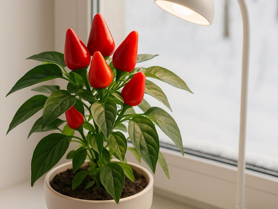 Перец: урожай на подоконнике в любое время года